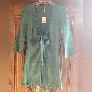 NWT Free People green dress